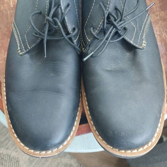 ORIGINAL PENGUIN WAYLON OXFORD Navy Blue Suede size 13 - Picture 9 of 9